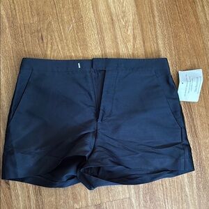 Valentino Blue Flat Front Tailored Shorts